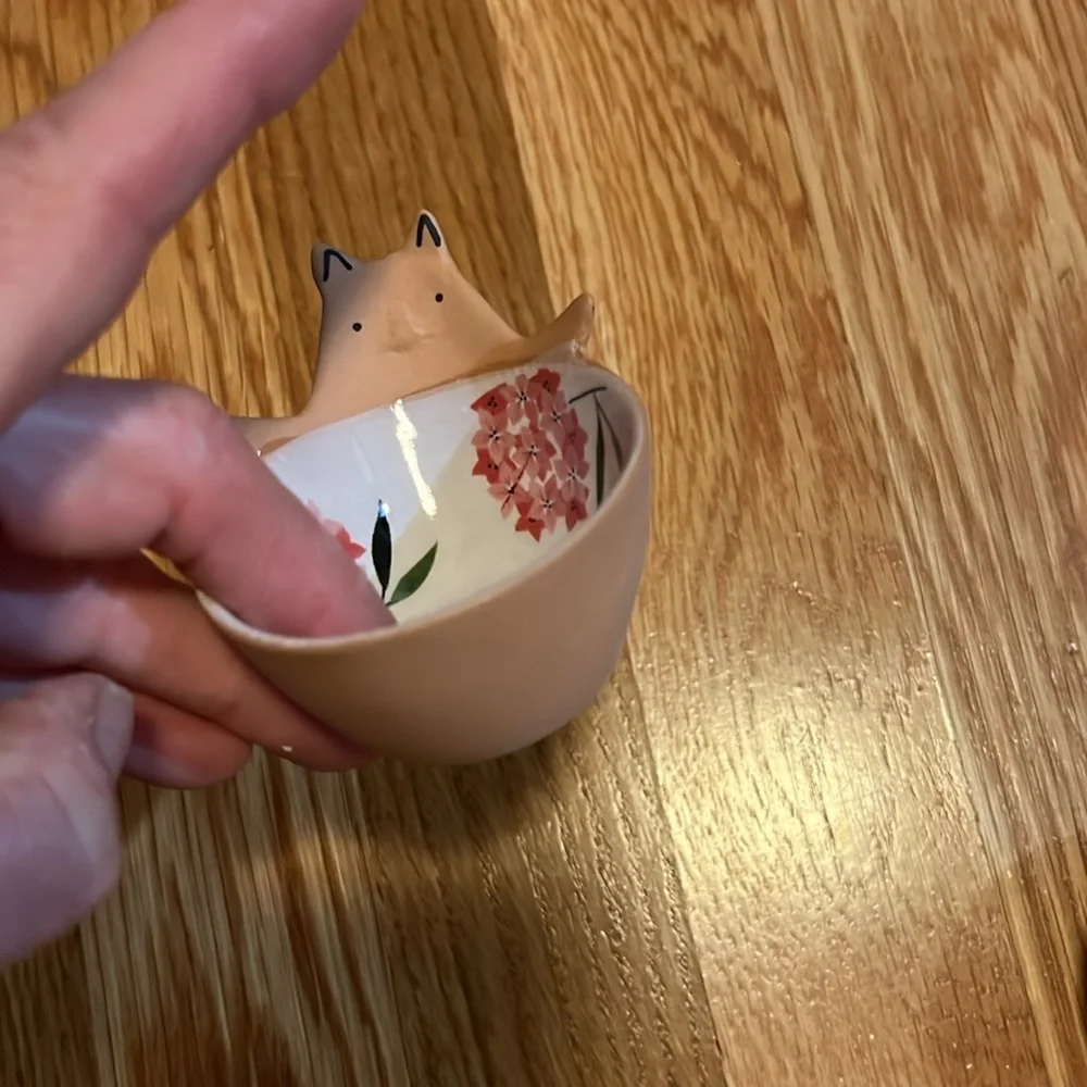 Anthropologie Ariya Ceramic Bear Set of 4 Measuring Cups NEW